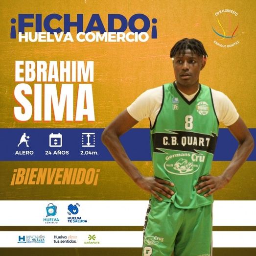 El alero Ebrahim Sima se suma al proyecto del Huelva Comercio