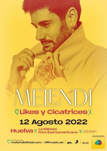 Melendi abre este sábado el programa musical de agosto del Foro Iberoamericano