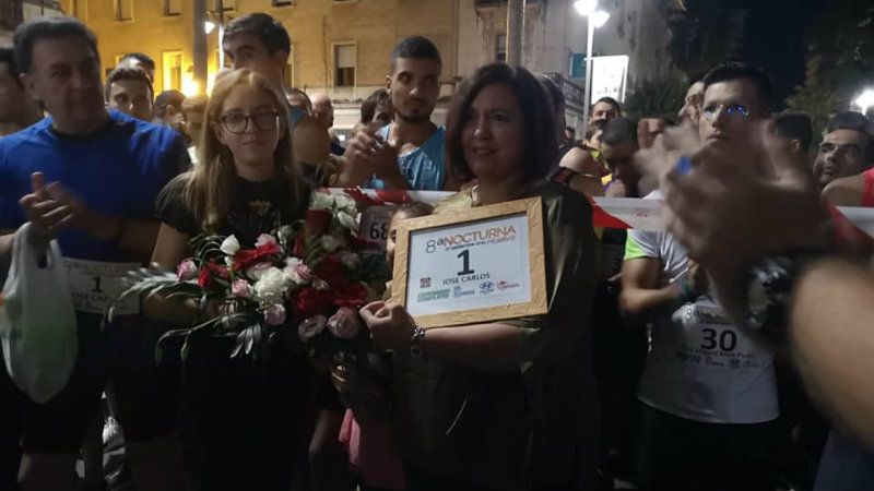 El Club Ultra Trail Huelva le rindió homenaje al recientemente fallecido José Carlos en la Carrera Nocturna