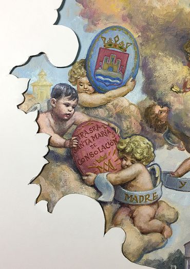 Bendecido el nuevo simpecado en honor a Nuestra Señora de Consolación