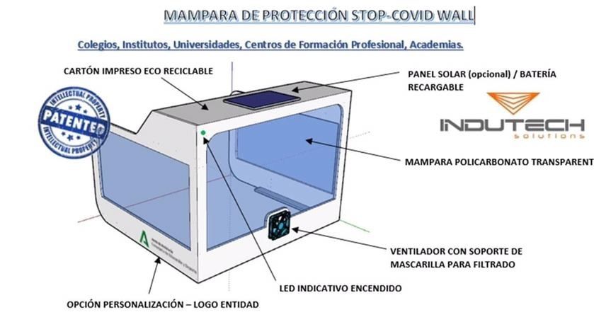 El runrún: La mampara onubense contra el Covid-19