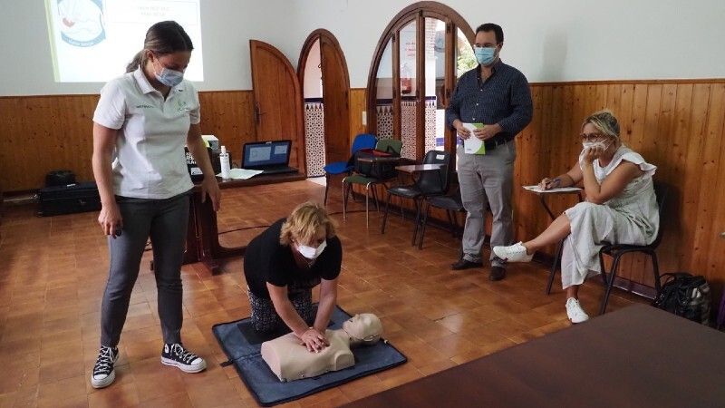 Palos de la Frontera, una ciudad que cada vez está más cardioprotegida