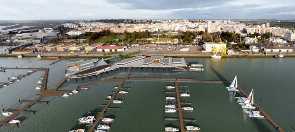 La futura Marina del Odiel, músculo turístico para un nuevo puerto