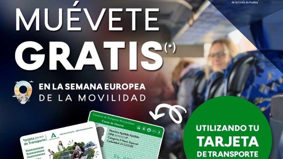 Viajes gratis en los autobuses del Consorcio de Huelva en el 'Día sin coches'
