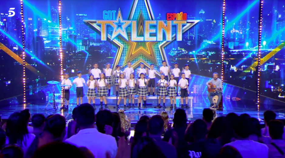 La clase del Diocesano que ha recibido el 'sí' unánime de Got Talent