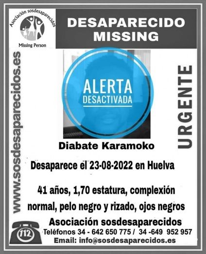 Localizan al jornalero que trabajaba en Huelva y había desaparecido en agosto