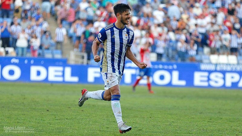 Carlos Martínez ya le ha dado más al Recre en 106 minutos esta temporada que en los 748 de la pasada