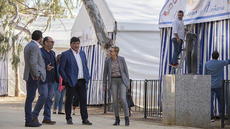 Todo a punto en el Parque Alcalde Juan Ceada Infantes para acoger este fin de semana la Feria de Otoño