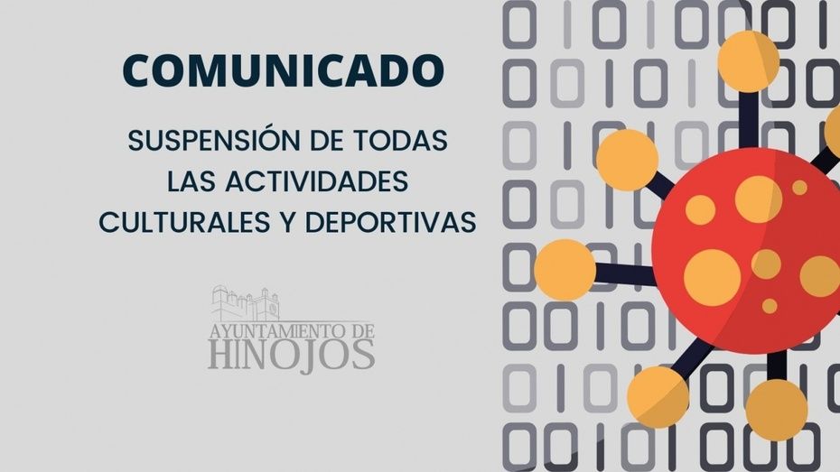 Hinojos suspende hasta el 9 de noviembre todas las actividades culturales y deportivas