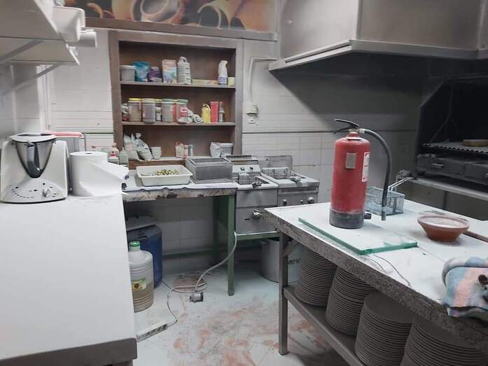 Sofocan un incendio en la cocina de un restaurante en Punta Umbría