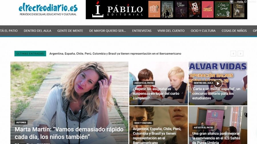'El Recreo Diario' nace con vocación de enseñar