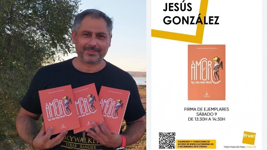 El escritor ayamontino Jesús González Francisco se encuentra con sus lectores en las ferias de libro de Granada y Sevilla
