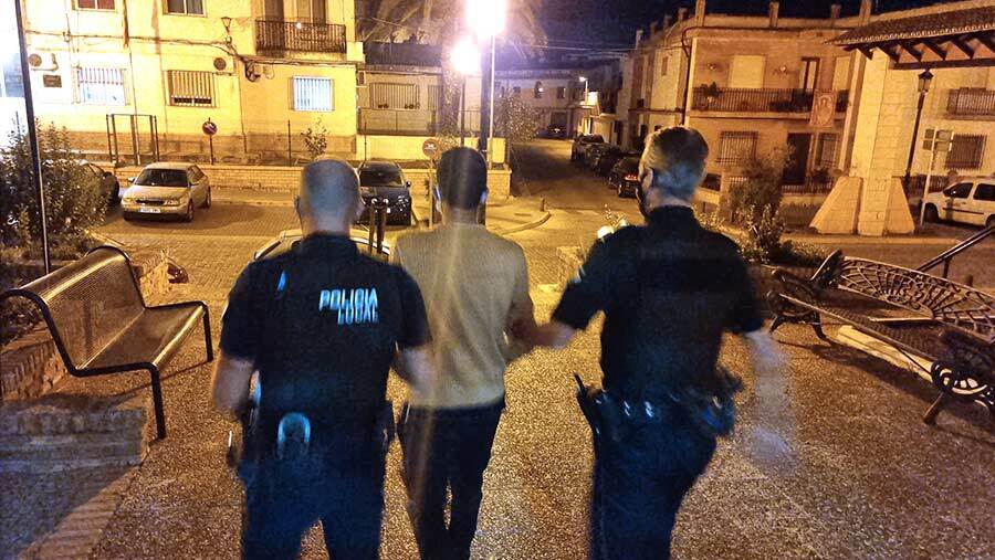 Detenido en Almonte cuando golpeaba en la cabeza a su ex pareja en plena calle con un objeto contundente