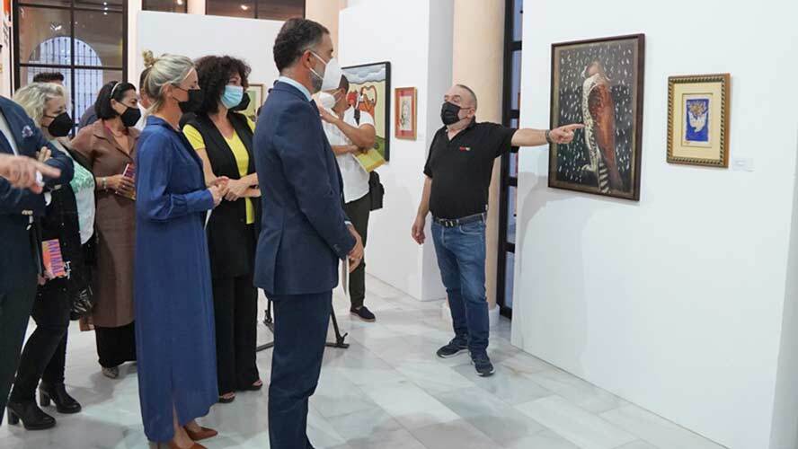 inaugurada en Moguer la exposición homenaje de Pablo Sycet a Juan Ramón