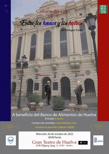 La obra 'Los hunos y los hotros' se representa a beneficio del Banco de Alimentos