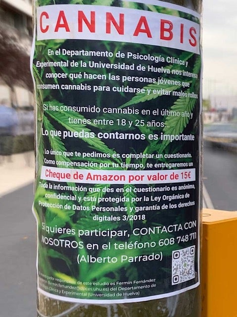 El runrún: ¿Fumas porros? La Universidad de Huelva te regala 15 euros
