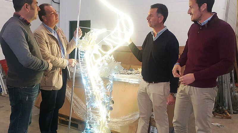 Más de cien motivos navideños adornarán Aljaraque durante las próximas fiestas
