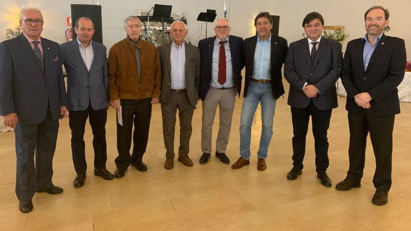 Los veteranos del Recre homenajean a Arche, Marti, Romerito y Suero