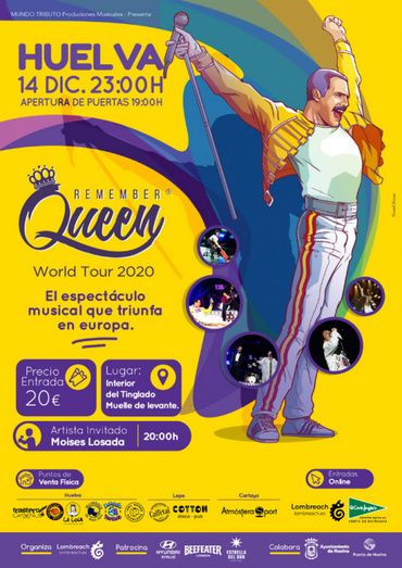 ‘Remember Queen’, el mejor tributo a Freddie Mercury, aterriza en Huelva