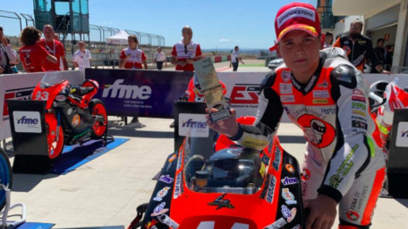 Hugo Millán debuta en el Fim CEV Repsol en el circuito de Cheste