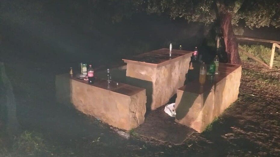 La Policía Local de Aracena disuelve un botellón que realizaban 'multitud de chavales y chavalas' en un monte