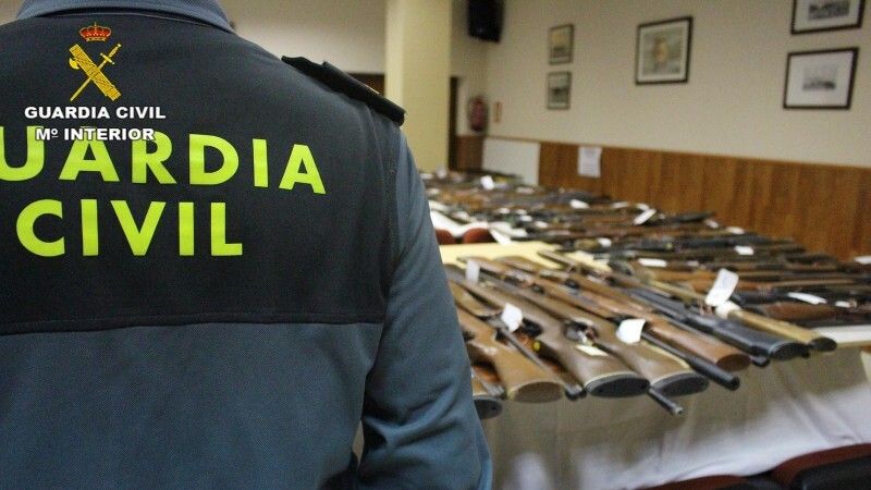 La Guardia Civil anuncia el aplazamiento de la subasta de 654 armas que se iba a realizar en la Comandancia de Huelva