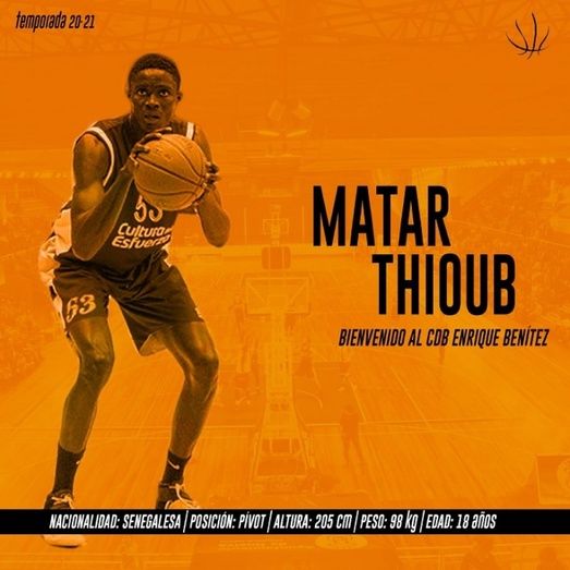 El Enrique Benítez tendrá varias semanas a prueba al pívot del Barcelona júnior Matar Thioub