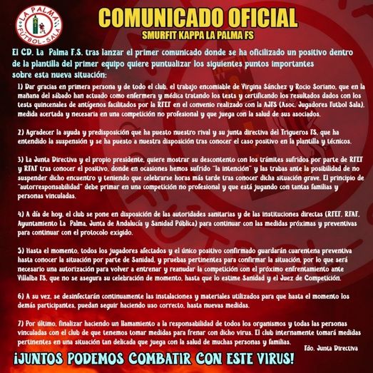 El Villalba se coloca líder y suspendido por un caso de Covid-19 el derbi Trigueros-La Palma