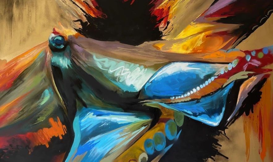 Konestilo refleja su identidad especial en la muestra 'Octópodo' en Blue Ox Huelva