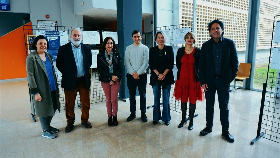 La UHU acoge una exposición del humorista gráfico Juan López Rico