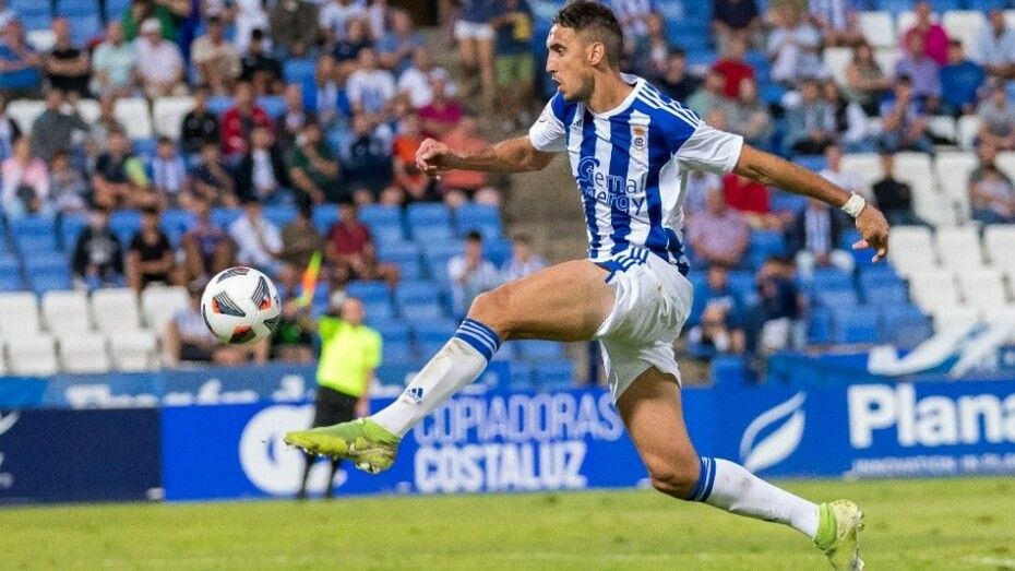 Pablo Caballero: 'Vine aquí a poner al Recre lo más arriba posible y no me quita el sueño no marcar goles'