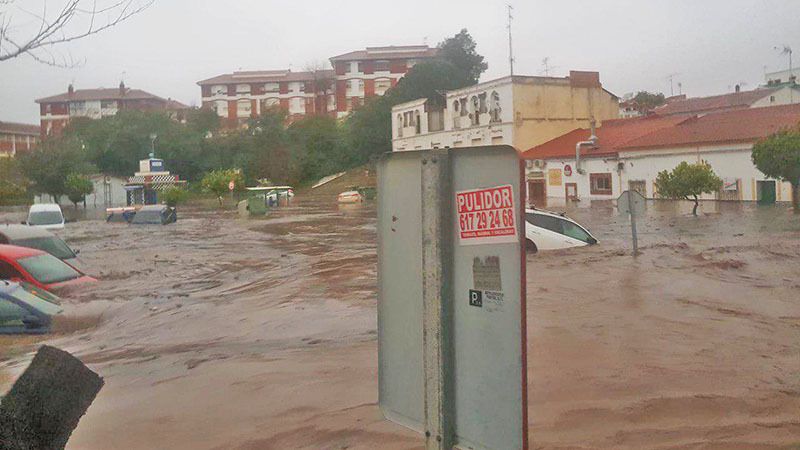 Nerva, inundada