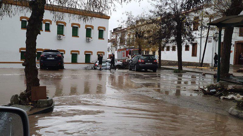 Nerva, inundada
