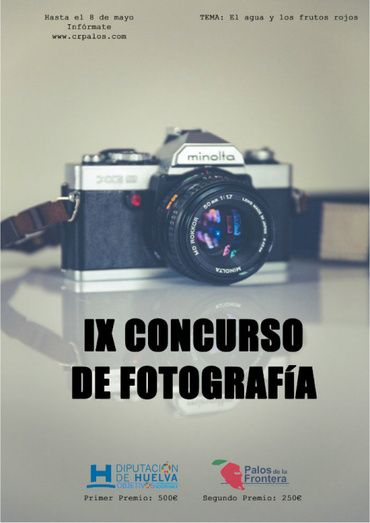 Los regantes de Palos lanzan su Concurso de Fotografía sobre el agua y los frutos rojos