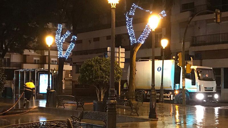 Vuelven por Navidad los contenedores diurnos a las calles peatonales