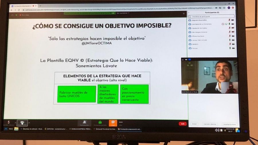 Diputación organiza sendos webinar con los sectores del calzado y el mueble para ayudarles a superar esta crisis