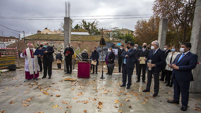 Colocada la primera piedra de la futura parroquia Cristo Sacerdote de Huelva