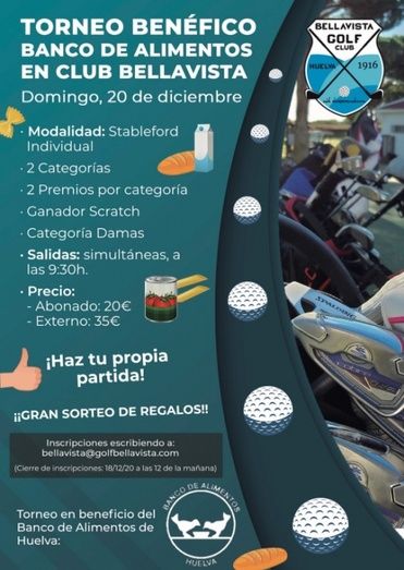 El Bellavista Golf Club acoge un torneo a beneficio del Banco de Alimentos de Huelva