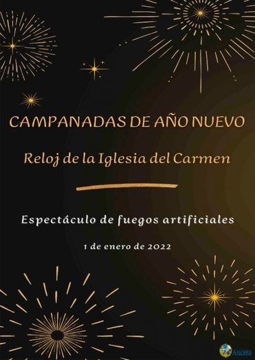Aracena celebrará las campanadas de Año Nuevo frente al reloj de la Iglesia del Carmen