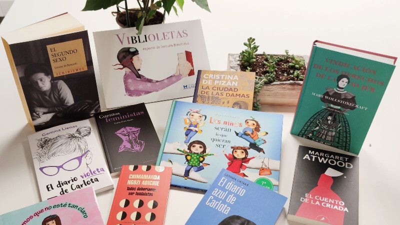 Los espacios de lectura feminista 'Viblioletas' reciben 12 nuevos títulos