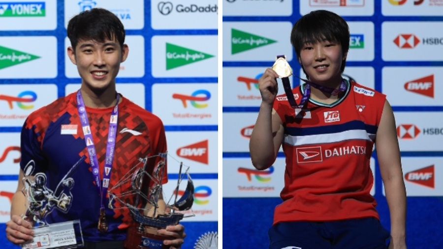 Loh y Yamaguchi, reyes en el festival asiático del Mundial de Huelva