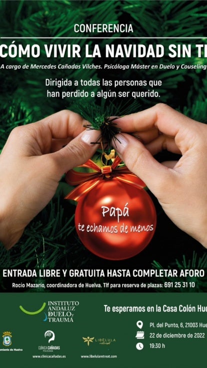 La conferencia 'Cómo vivir la Navidad sin ti', en la Casa Colón