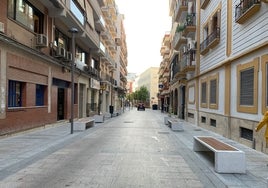 La calle Palos se reabre al tráfico con limitaciones