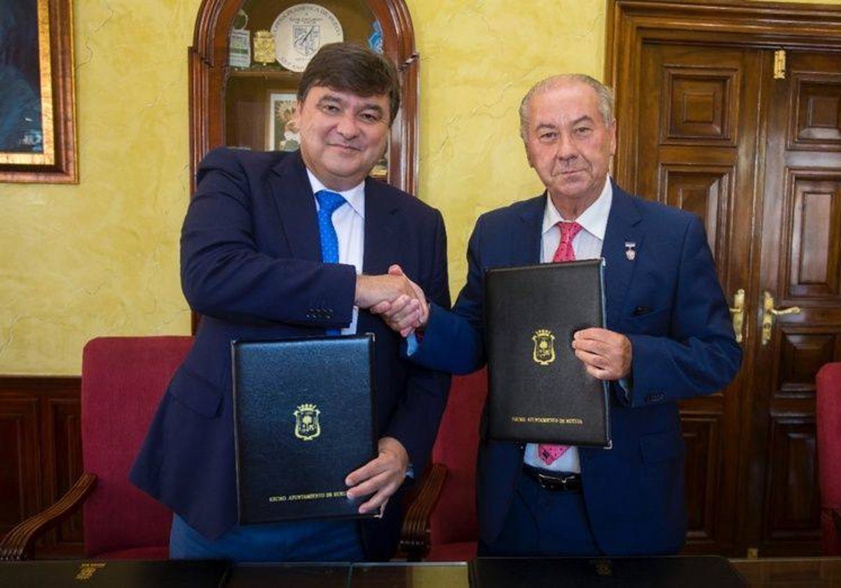 Gabriel Cruz y Antonio González, en una foto de archivo