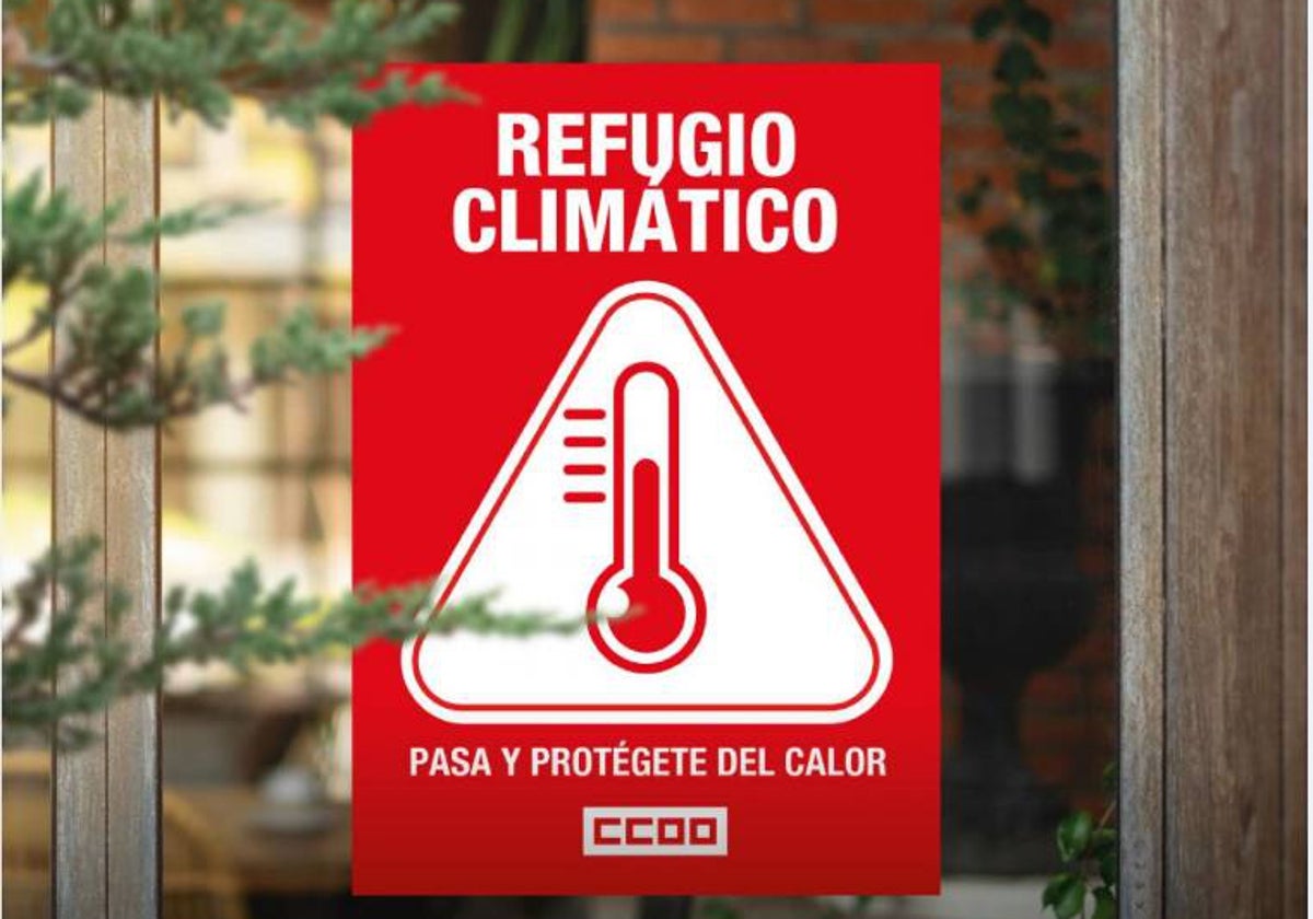 CCOO convierte su sede de Huelva desde este lunes en refugio climático