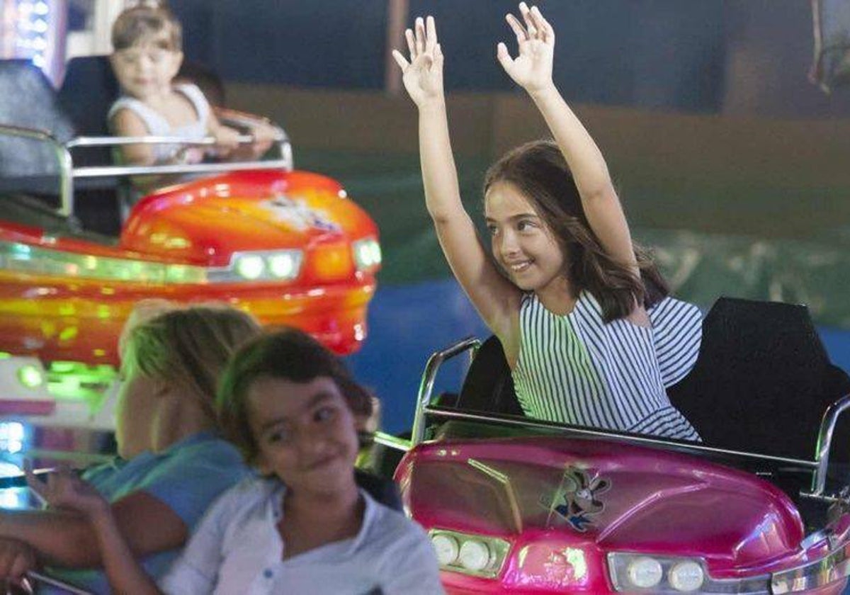Foto de archivo de las atracciones en la pasada edición de las Colombinas