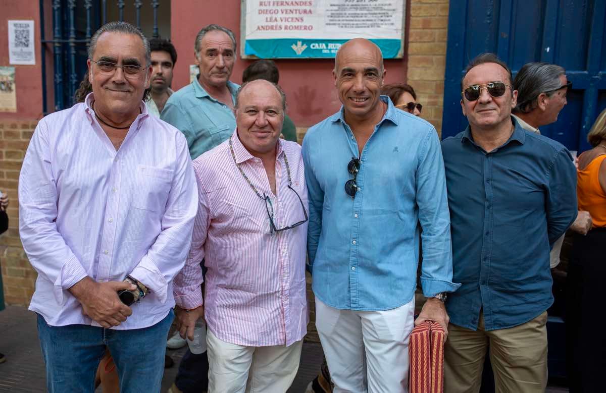 Alfonso Leandro, Antonio José Redondo, David Zafra y Manuel Gómez