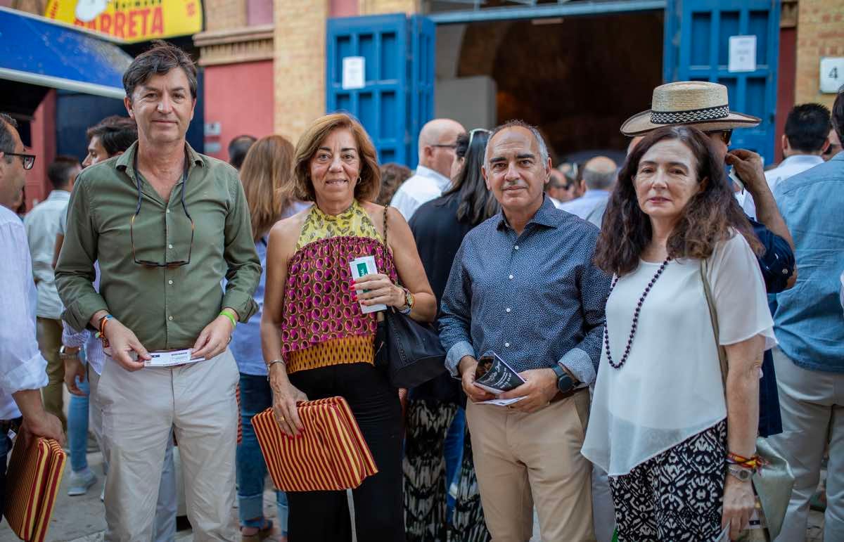 Araceli Moreno, José María López, María López y Wenceslao Font