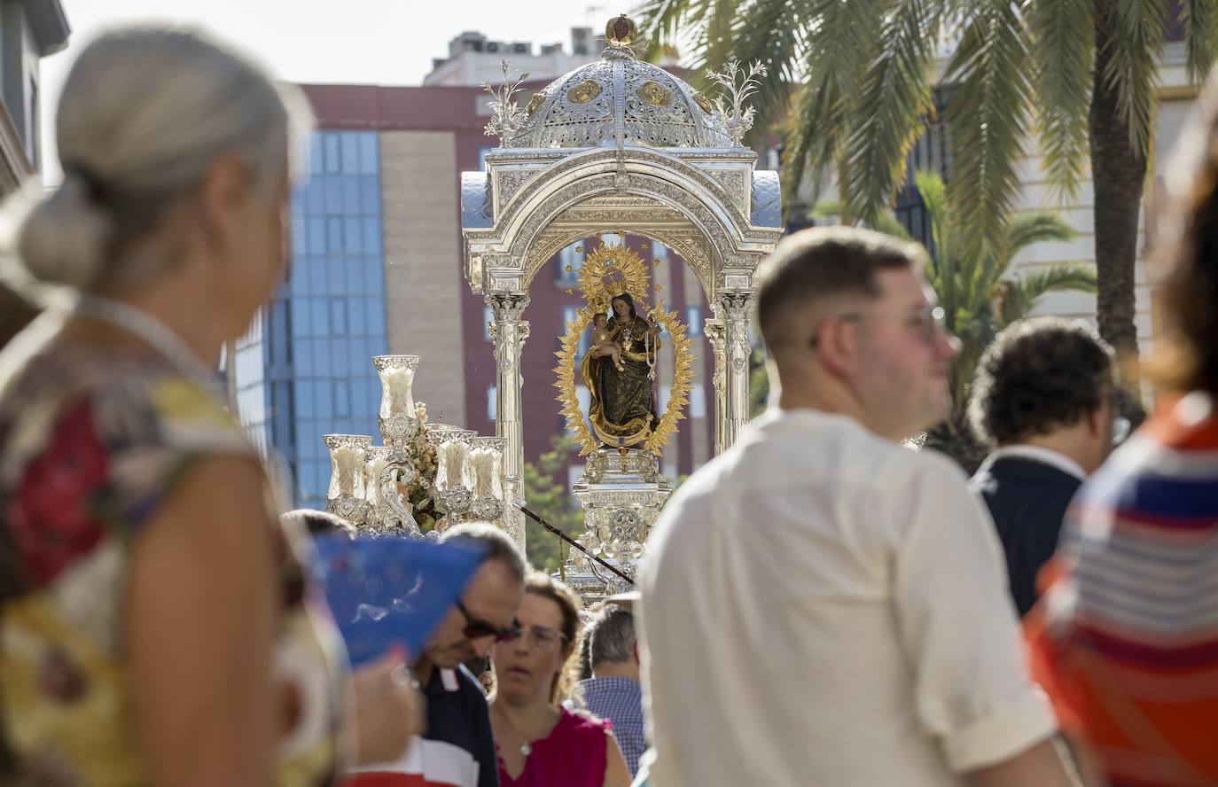 Las mejores imágenes de la bajada de la Virgen de la Cinta