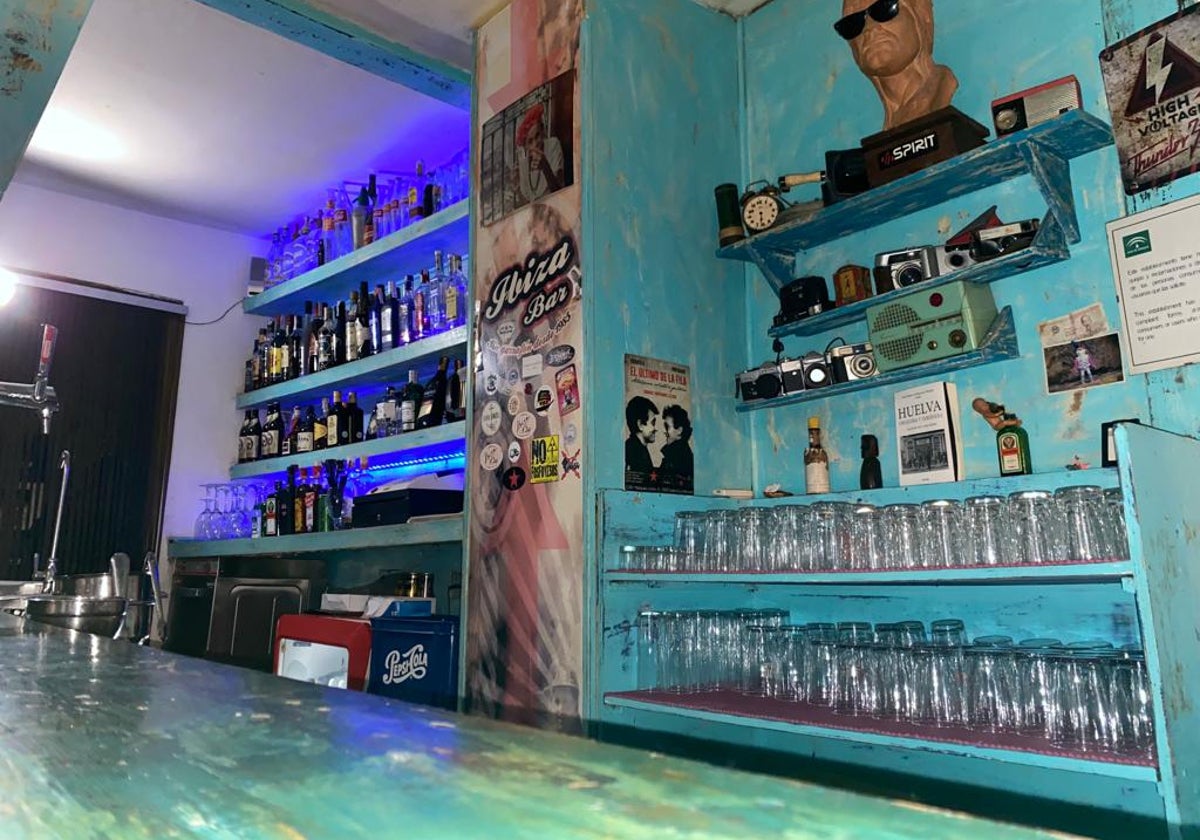 Barra del Ibiza, en la zona de bares de la Merced en Huelva